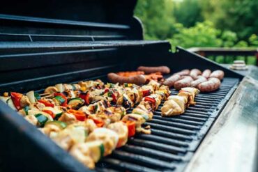 grillmad på gasgrill