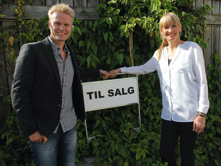 Christian Borregaard med kollega Sara Lygum