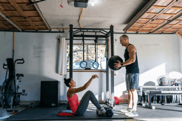 fitness studie i hjemmet