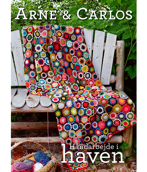 Strikkeopskrifter i bogen Håndarbejde i haven af Arne & Carlos