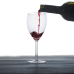 rødvin i glas