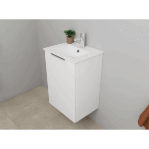 Badeværelsesskab med håndvask