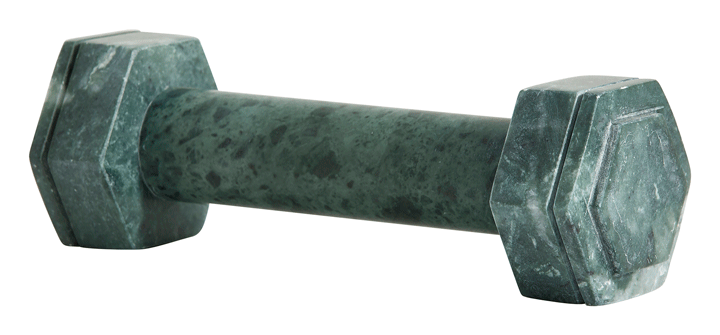 marmor håndvægt i grøn