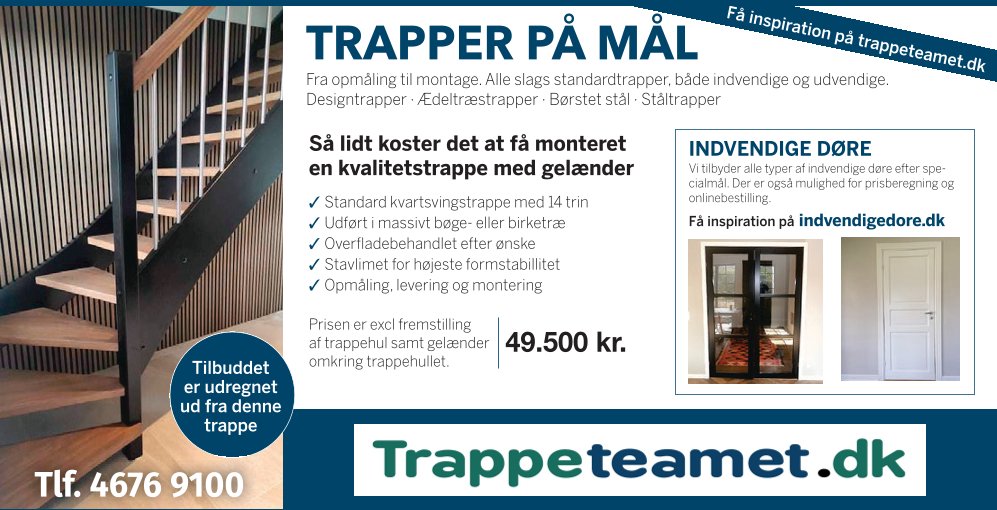 Trapper til boligen